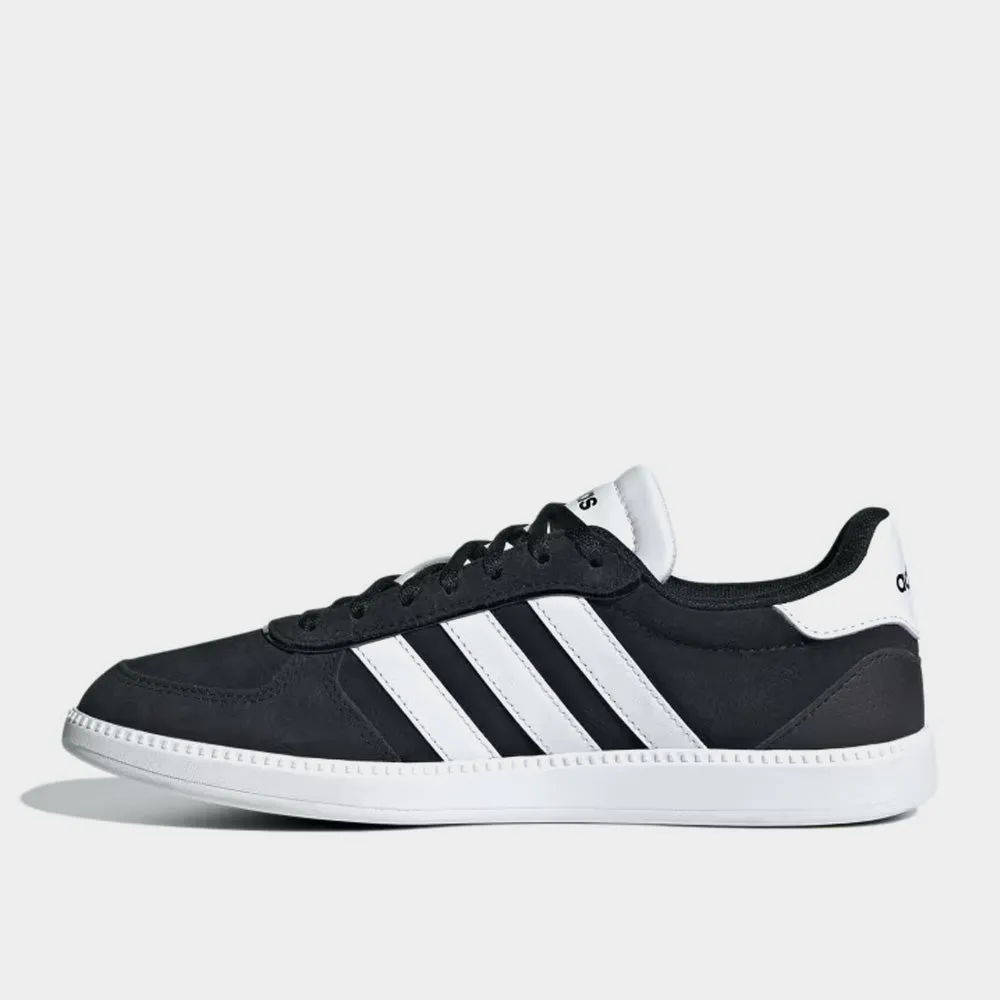 Adidas Womens Breaknet Sleek Suede Sneaker Black/white _ 182674 _ Black