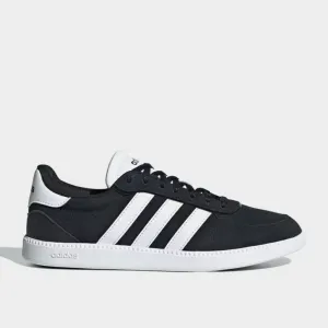 Adidas Womens Breaknet Sleek Suede Sneaker Black/white _ 182674 _ Black