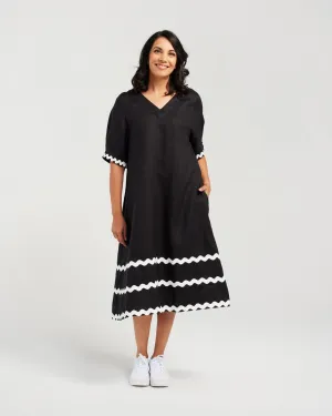 Blackstone Ric Rac Dres-Black
