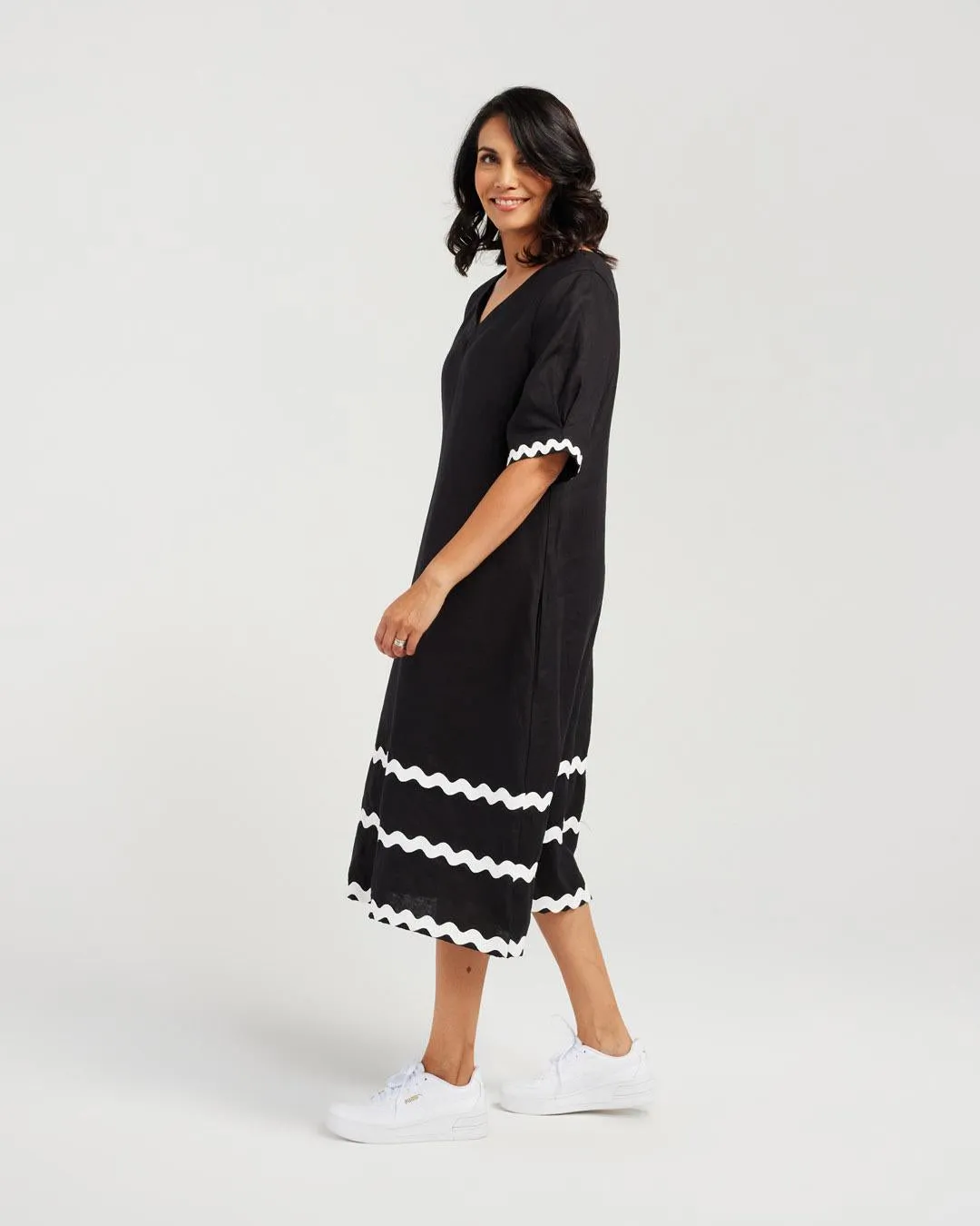 Blackstone Ric Rac Dres-Black