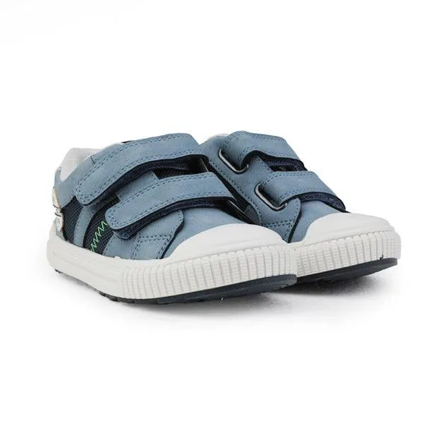 BLUE BOYS SNEAKERS WITH BLACK OUTSOLE