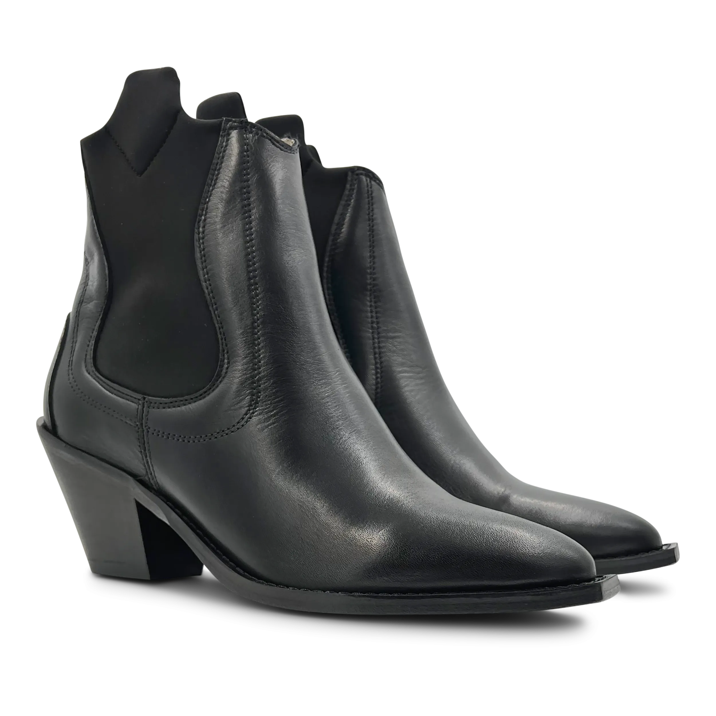 Chelsea Cowboy Boot in Black