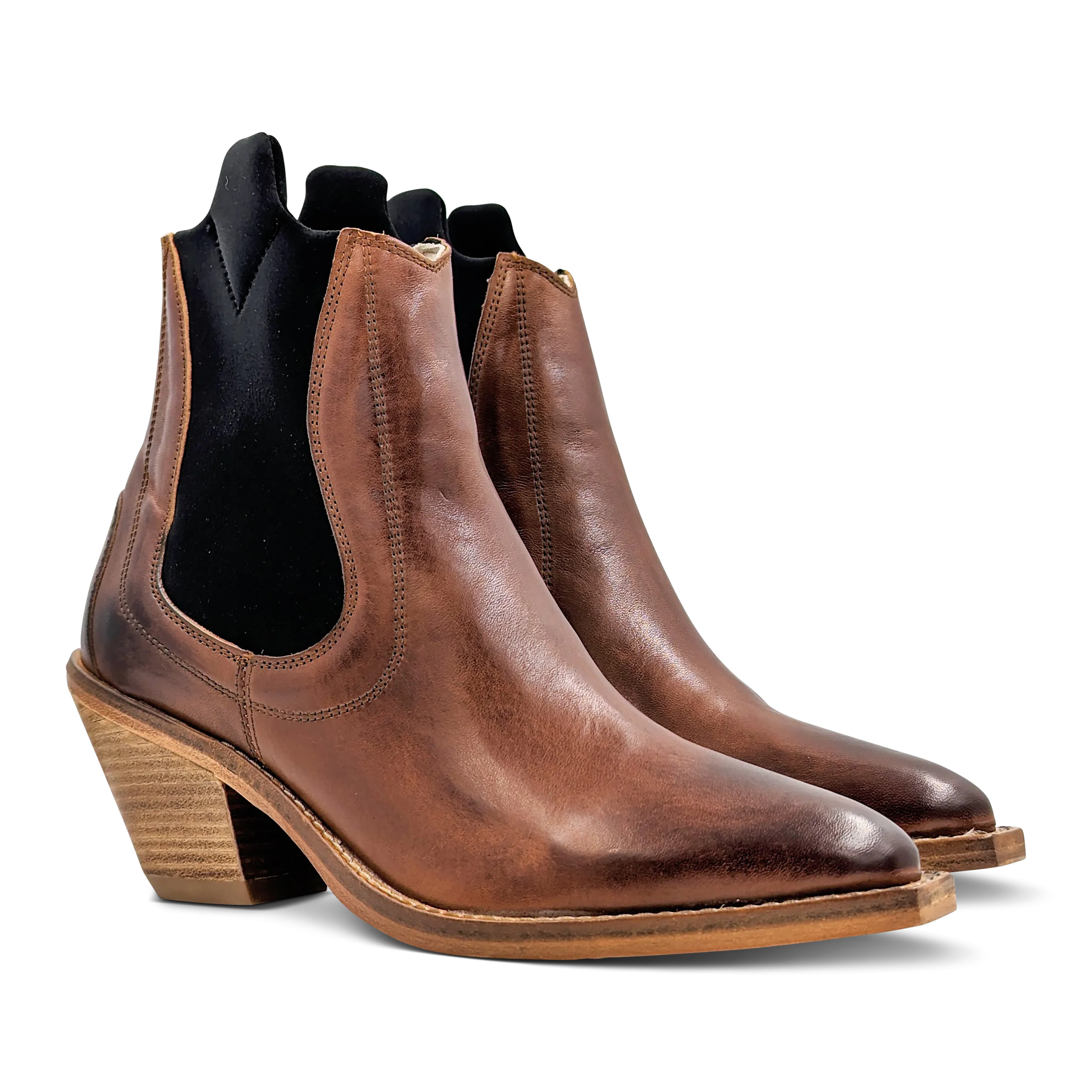 Chelsea Cowboy Boot in Tan