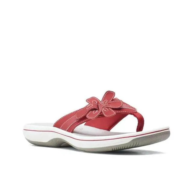 Cilool  Comfy Wedge Beach Women Flip Flops