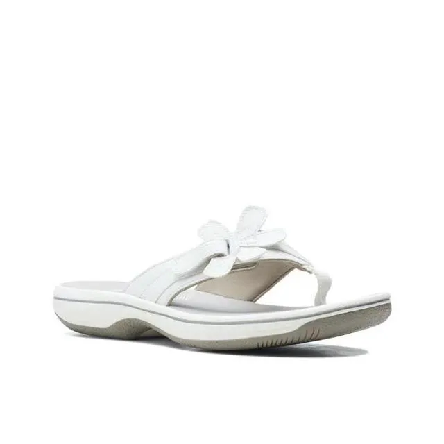 Cilool  Comfy Wedge Beach Women Flip Flops