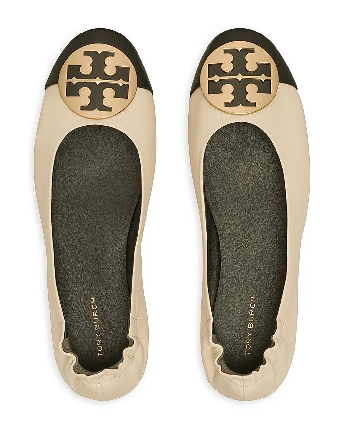 Claire Cap Toe Tory Burch Women's Ballerinas