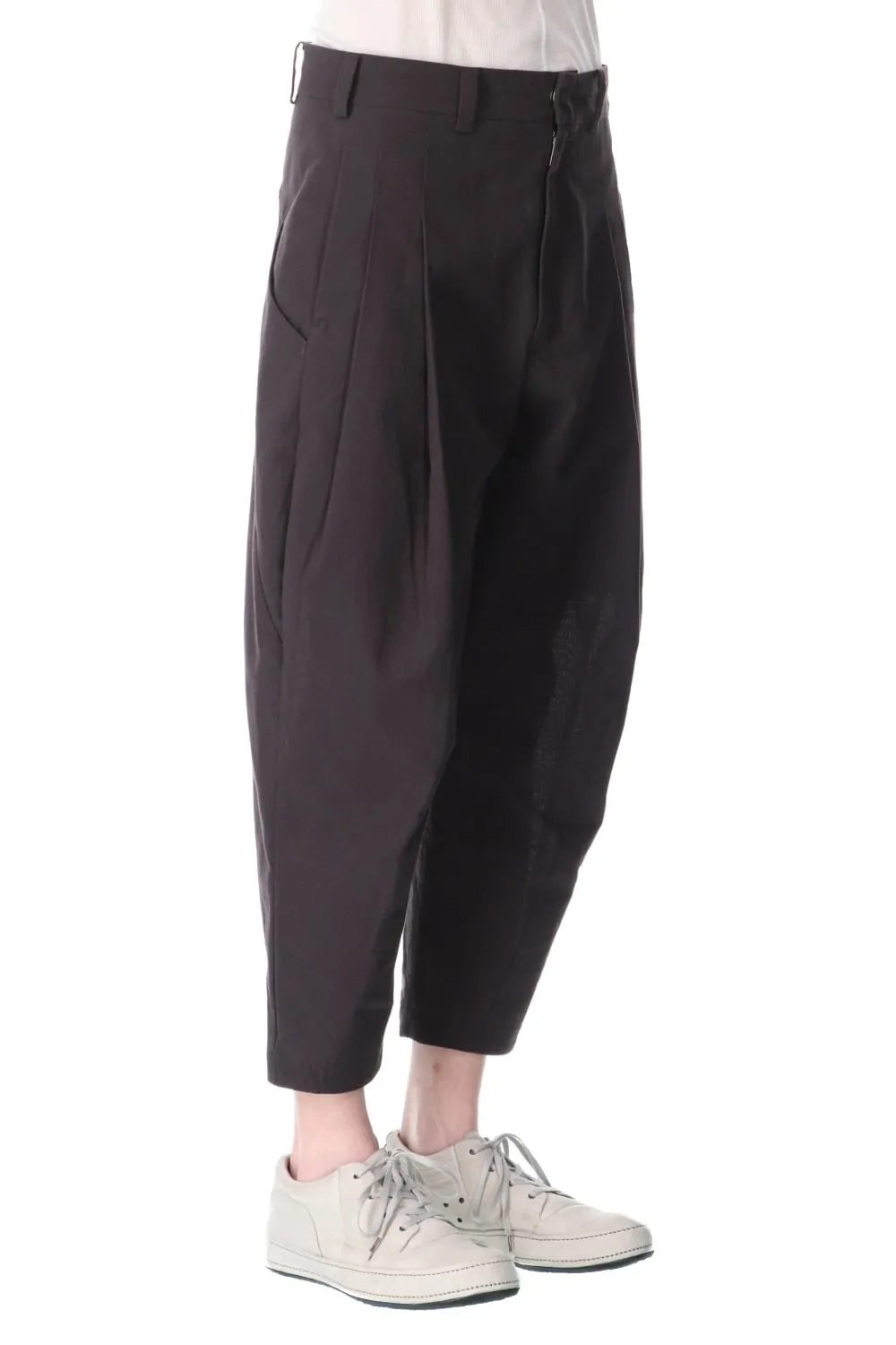 Cropped pants cotton / nylon Lava Stone