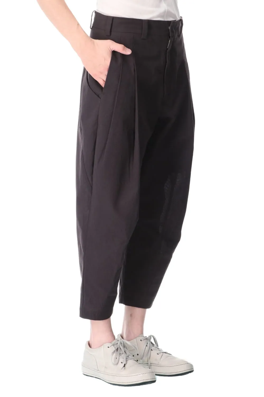 Cropped pants cotton / nylon Lava Stone