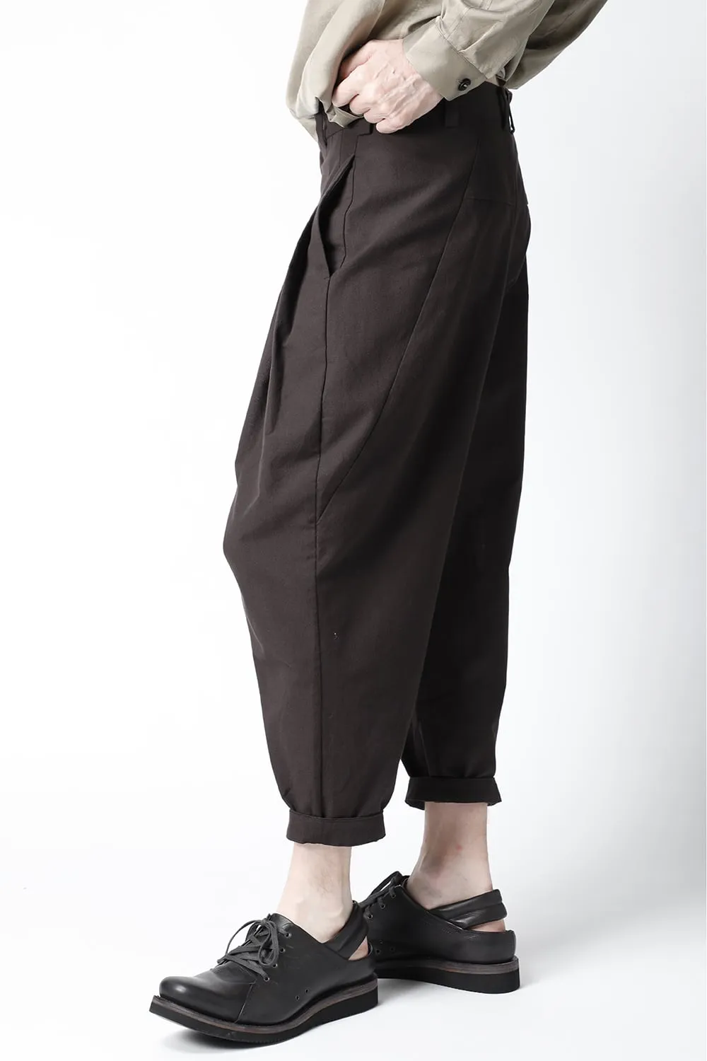 Cropped pants cotton / nylon Lava Stone