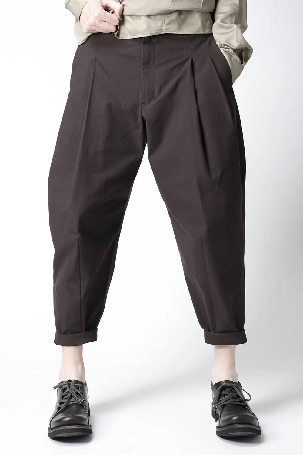 Cropped pants cotton / nylon Lava Stone