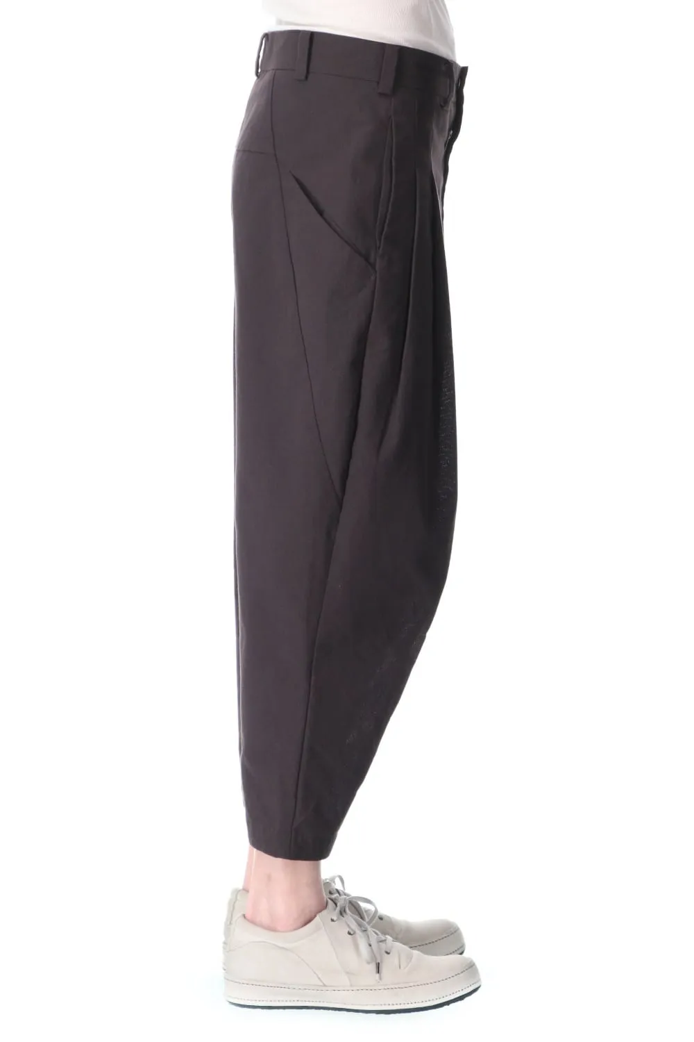 Cropped pants cotton / nylon Lava Stone