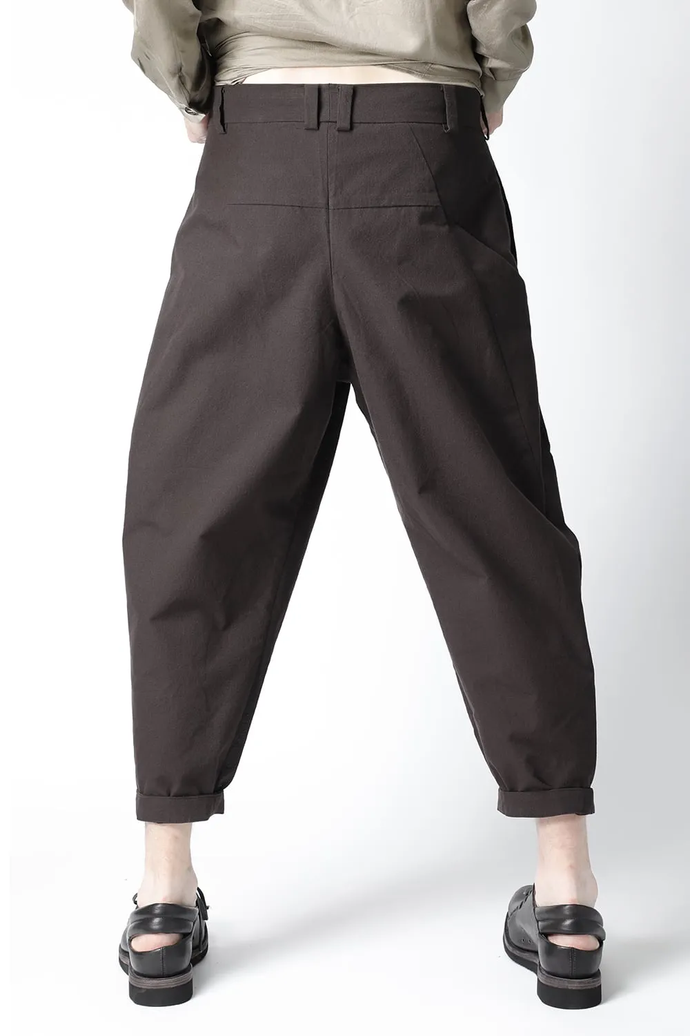Cropped pants cotton / nylon Lava Stone