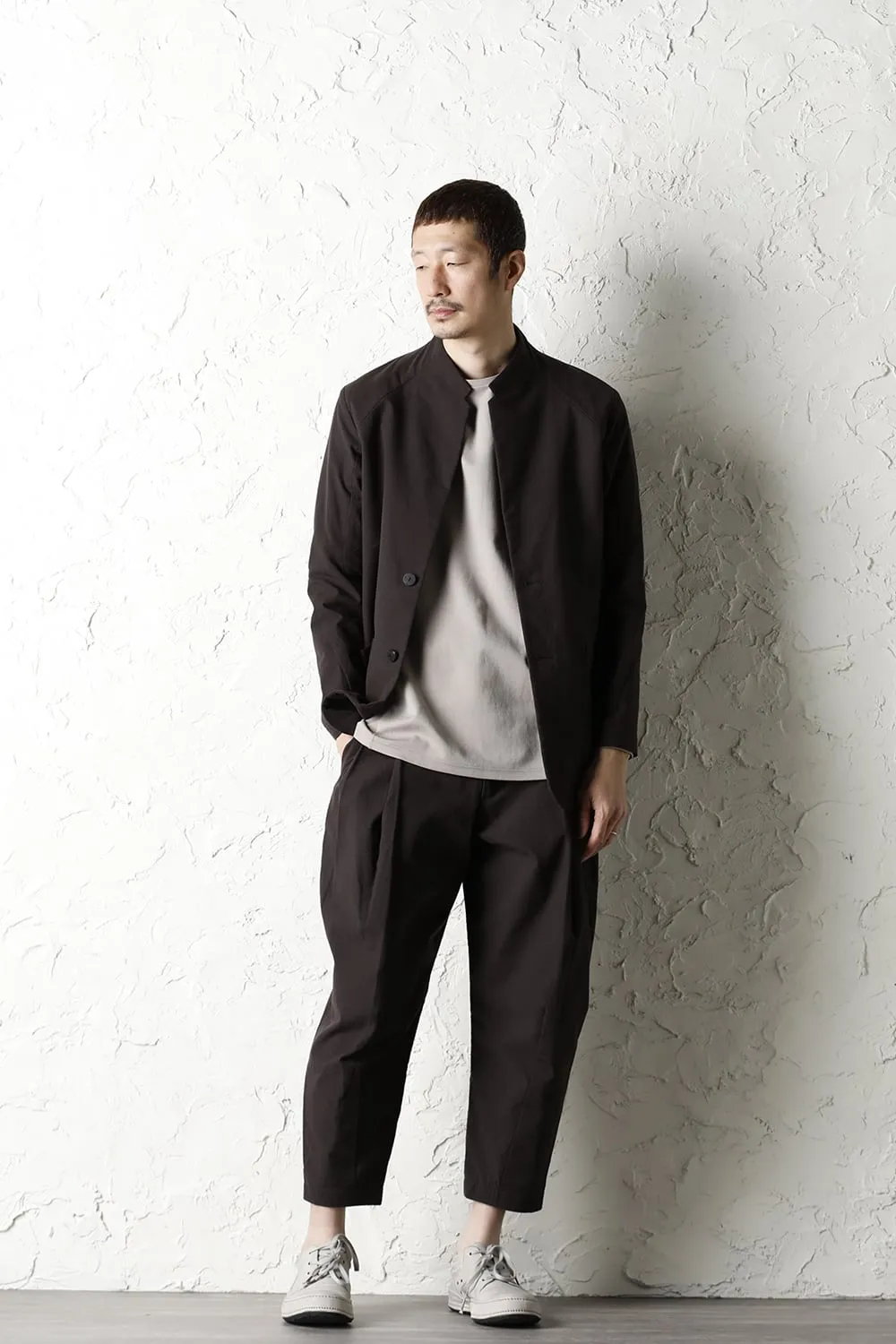 Cropped pants cotton / nylon Lava Stone