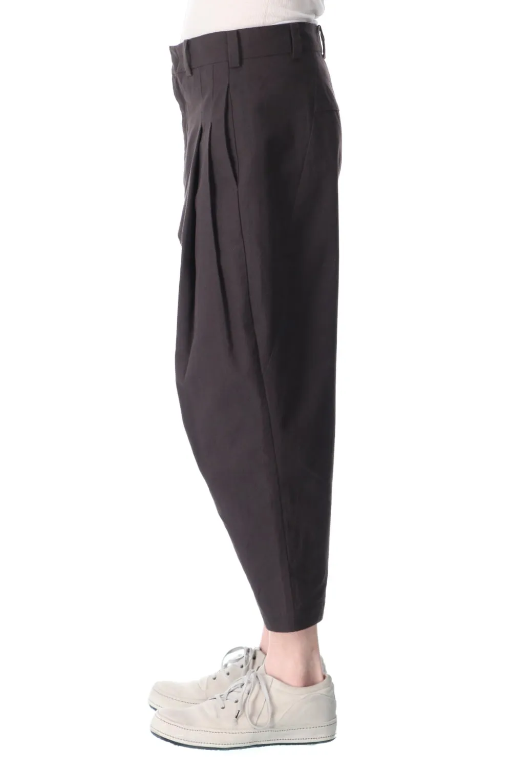 Cropped pants cotton / nylon Lava Stone