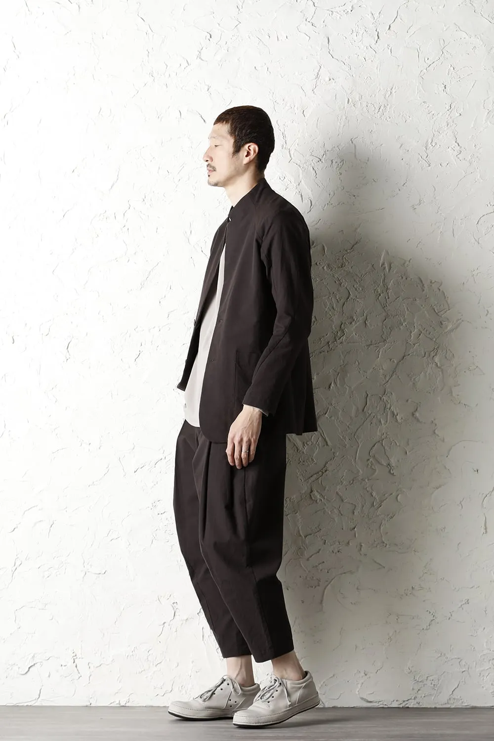 Cropped pants cotton / nylon Lava Stone