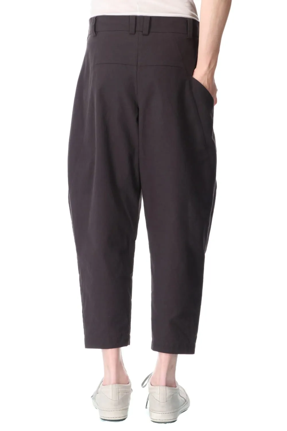 Cropped pants cotton / nylon Lava Stone