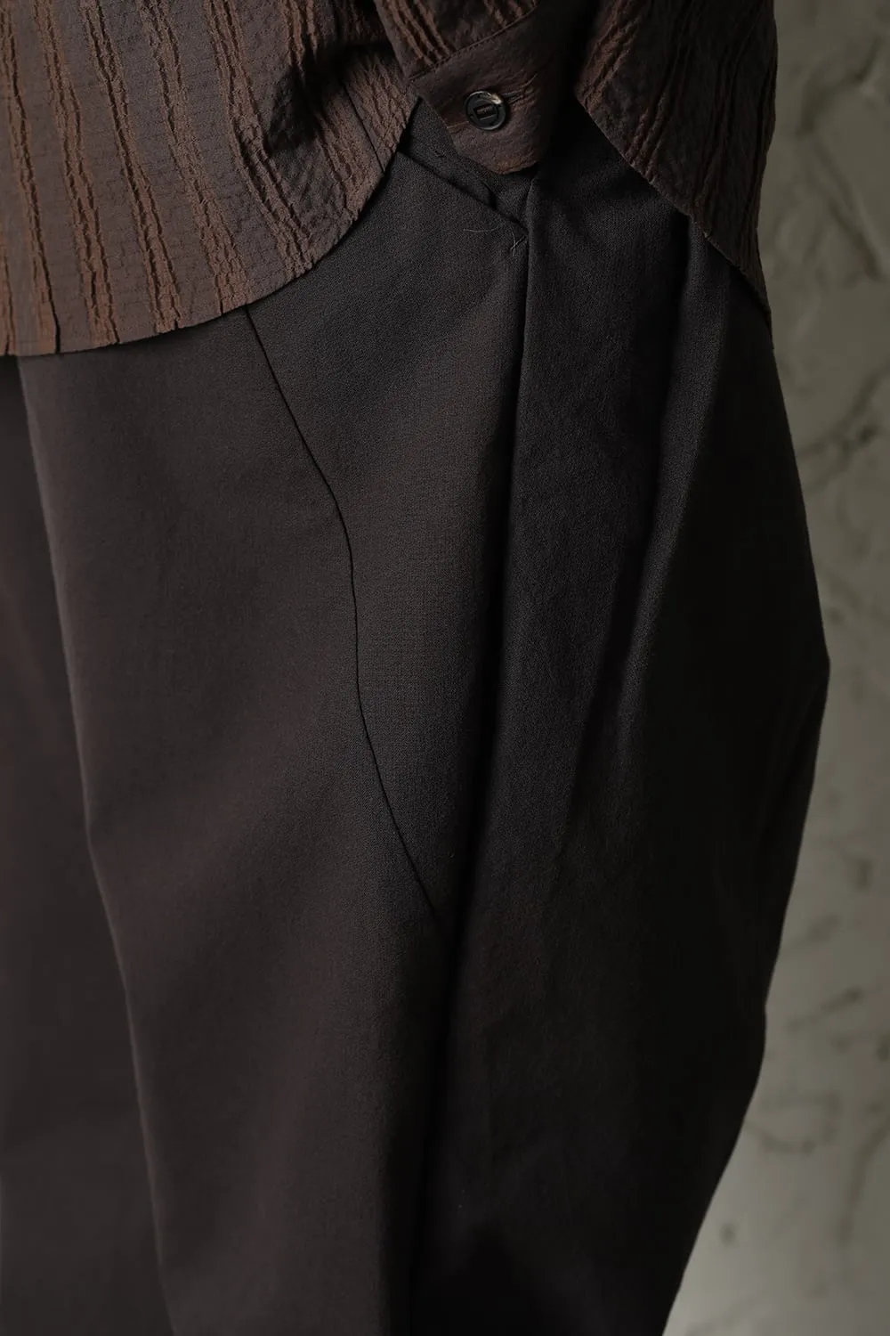 Cropped pants cotton / nylon Lava Stone