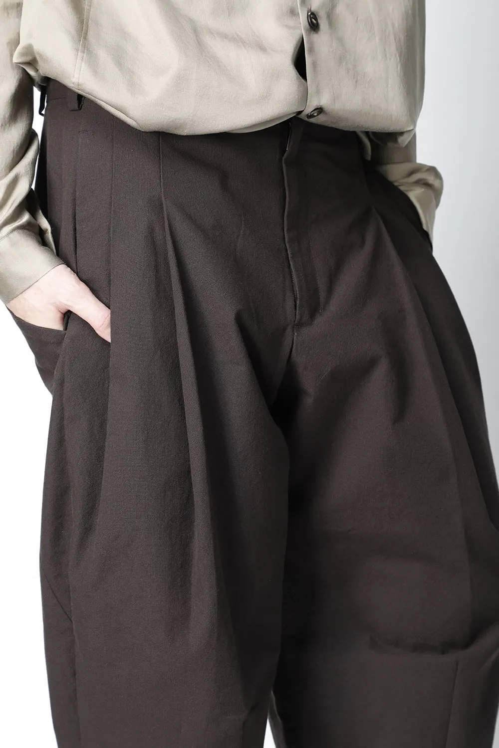 Cropped pants cotton / nylon Lava Stone