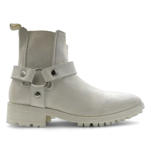 Danny Harness Boot in White