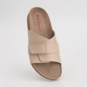 Double Layered Cork Leather Sandals for Men 2.0 - Beige