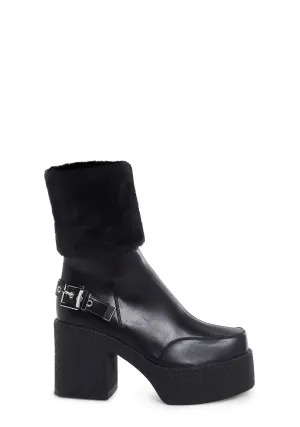 Figure It Out Platform Boots