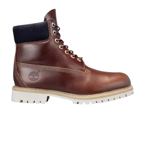 Hainsworth x 6 Inch Premium Wide Timberland Boots, Brown