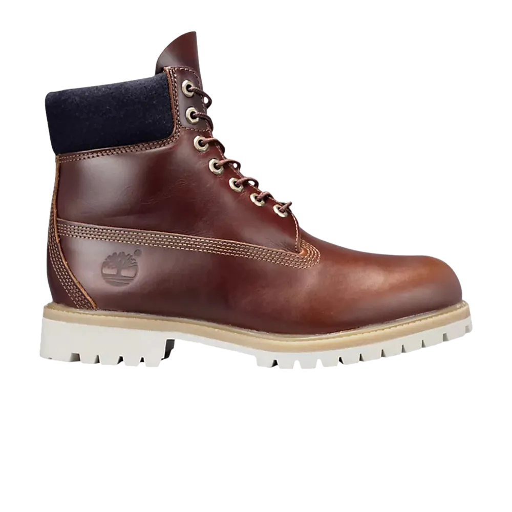 Hainsworth x 6 Inch Premium Wide Timberland Boots, Brown