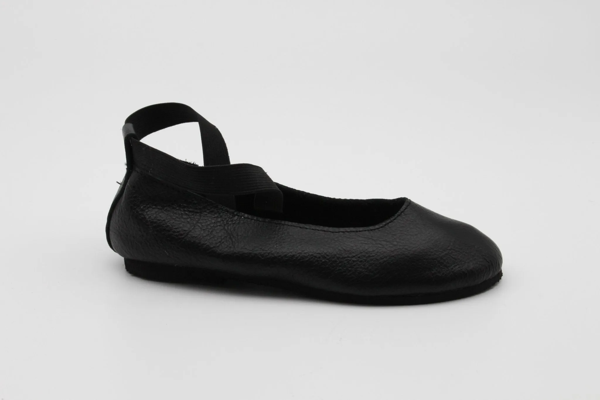 Leather Ballet Pumps | Black