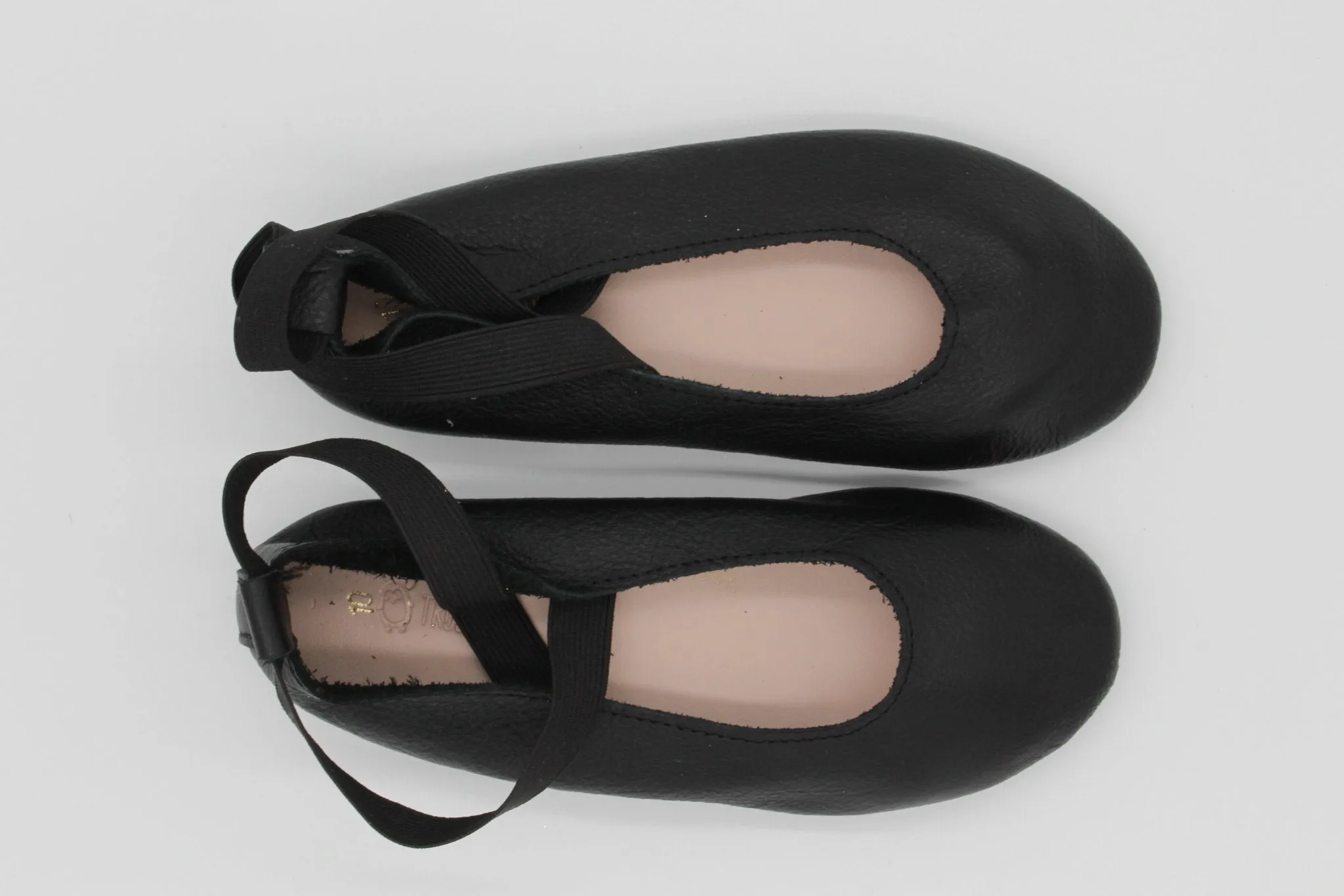 Leather Ballet Pumps | Black