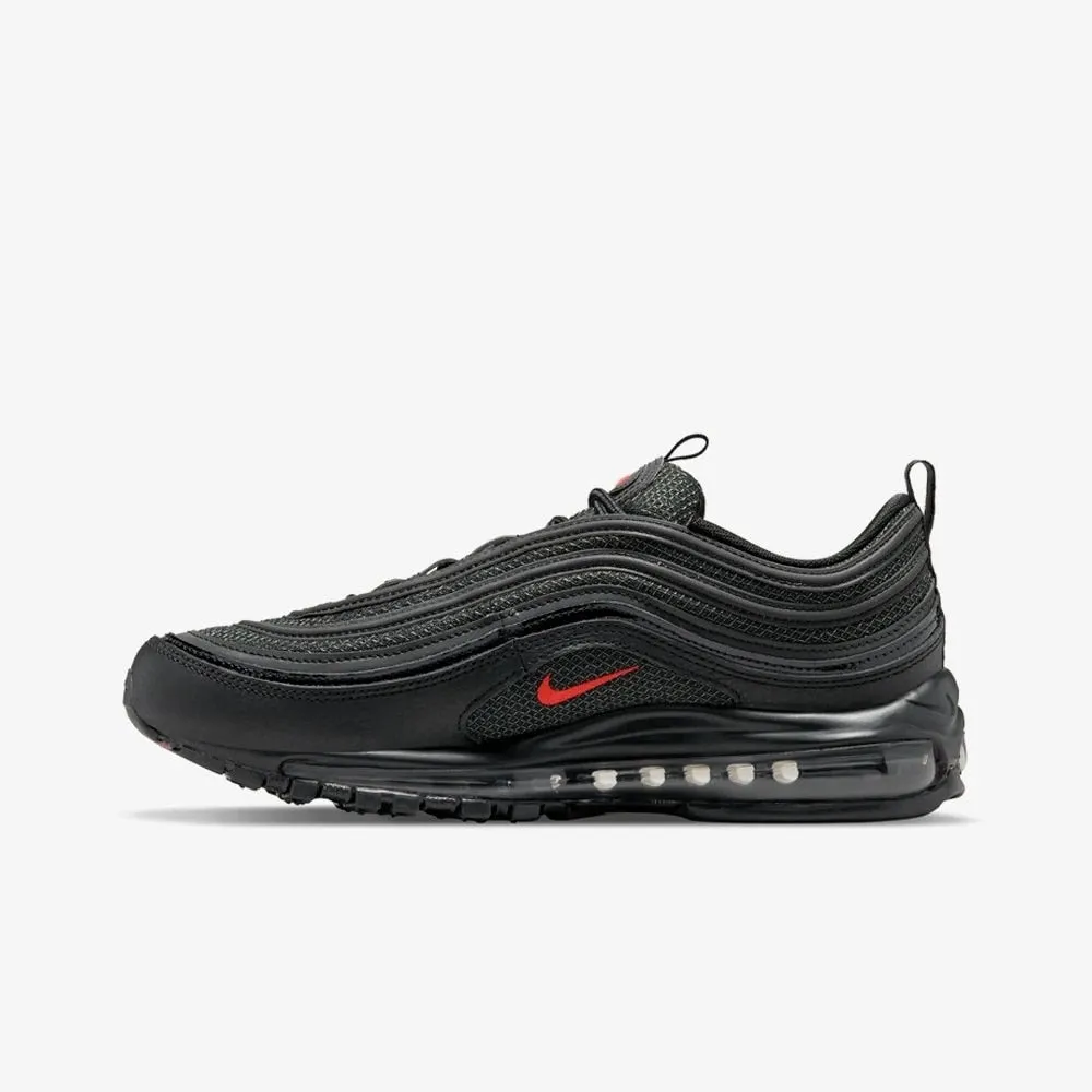 Original Nike Air Max 97 &#39;Bred&#39; Unisex Black Sports Shoes DV3486-001 Nike Sneaker