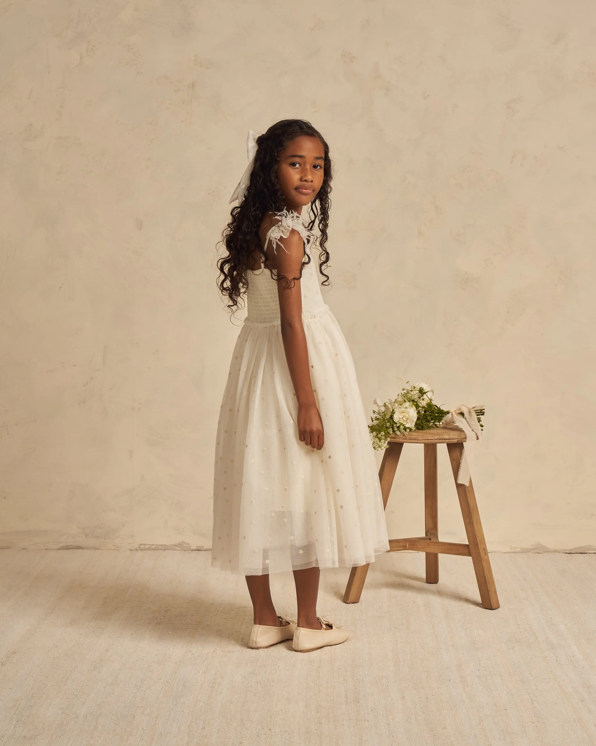 Poppy Dress, Ivory