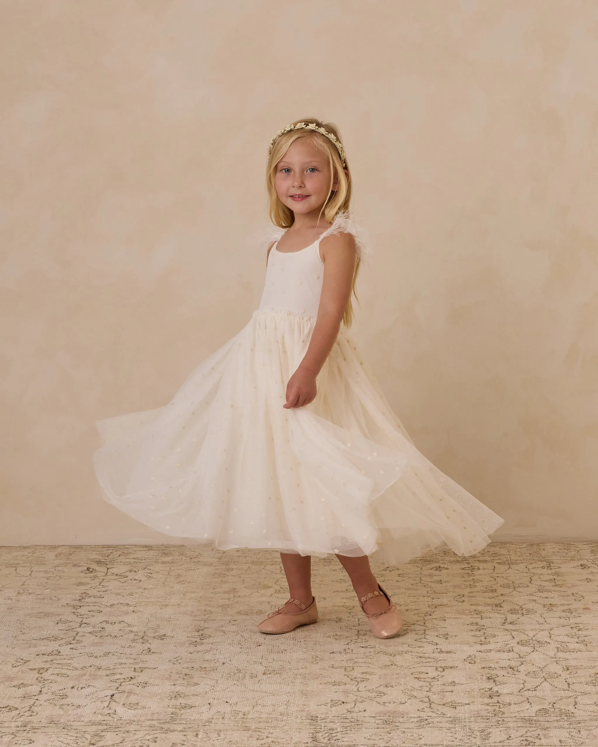 Poppy Dress, Ivory