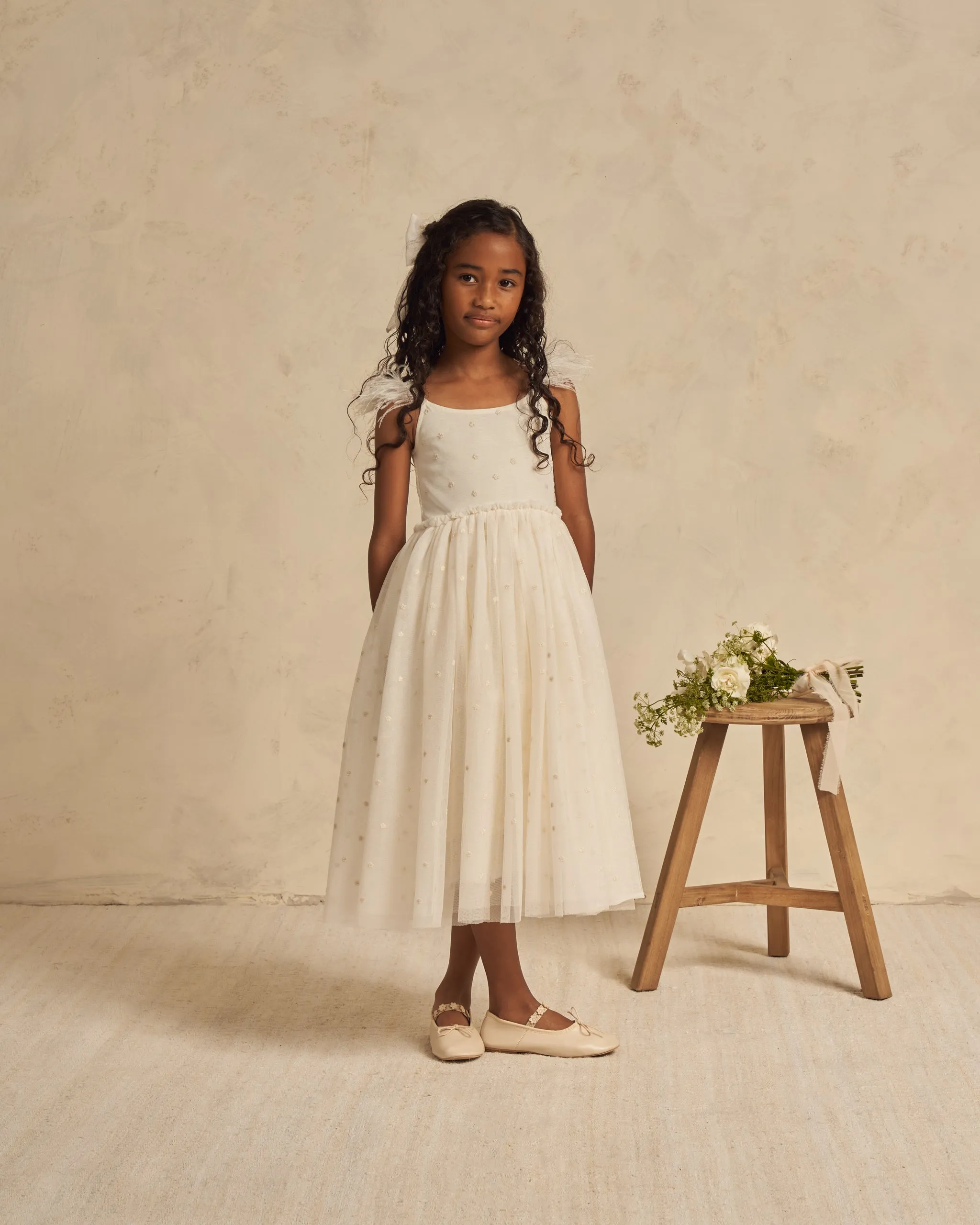 Poppy Dress, Ivory