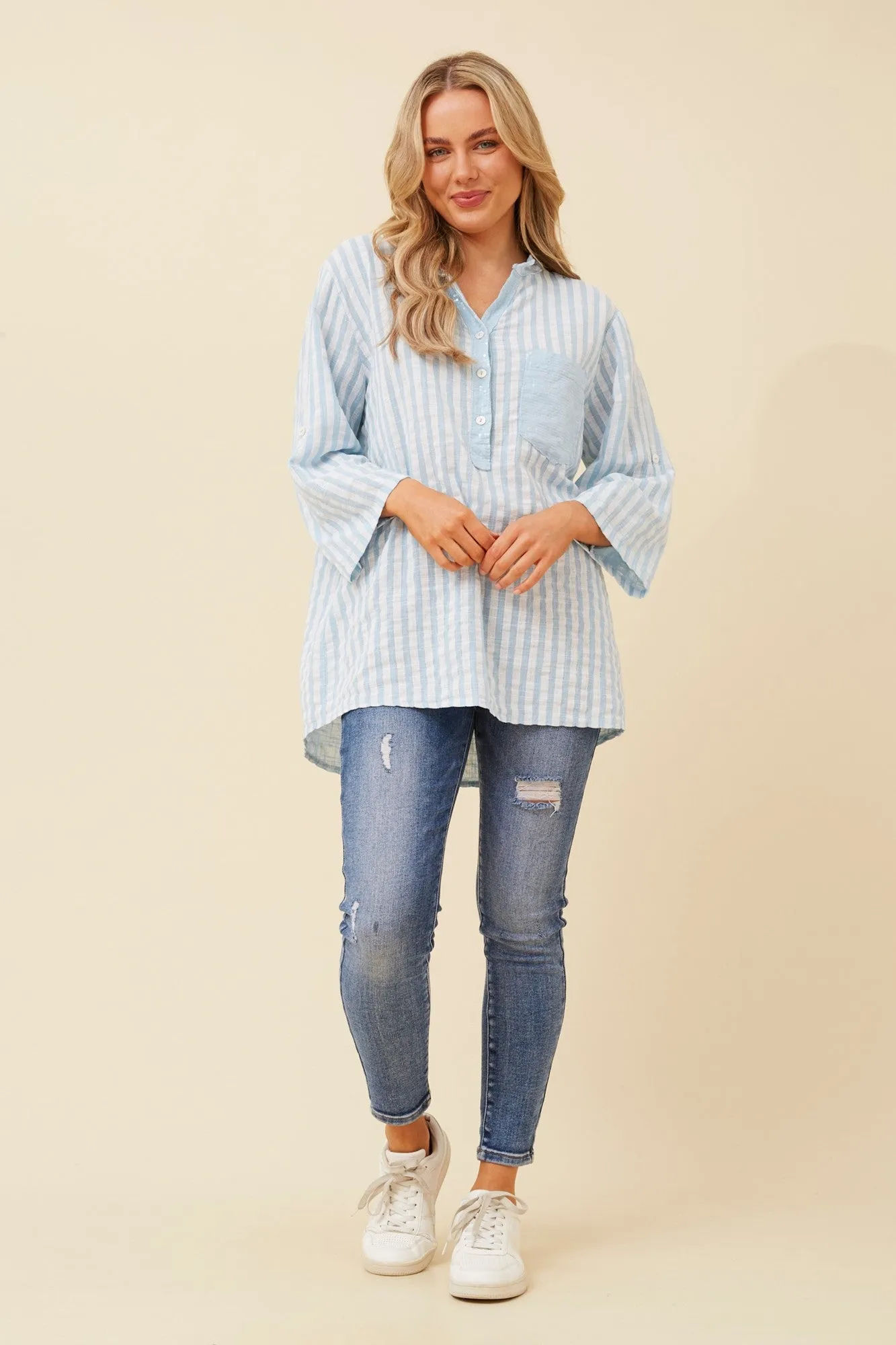 ROSETTA STRIPE TOP