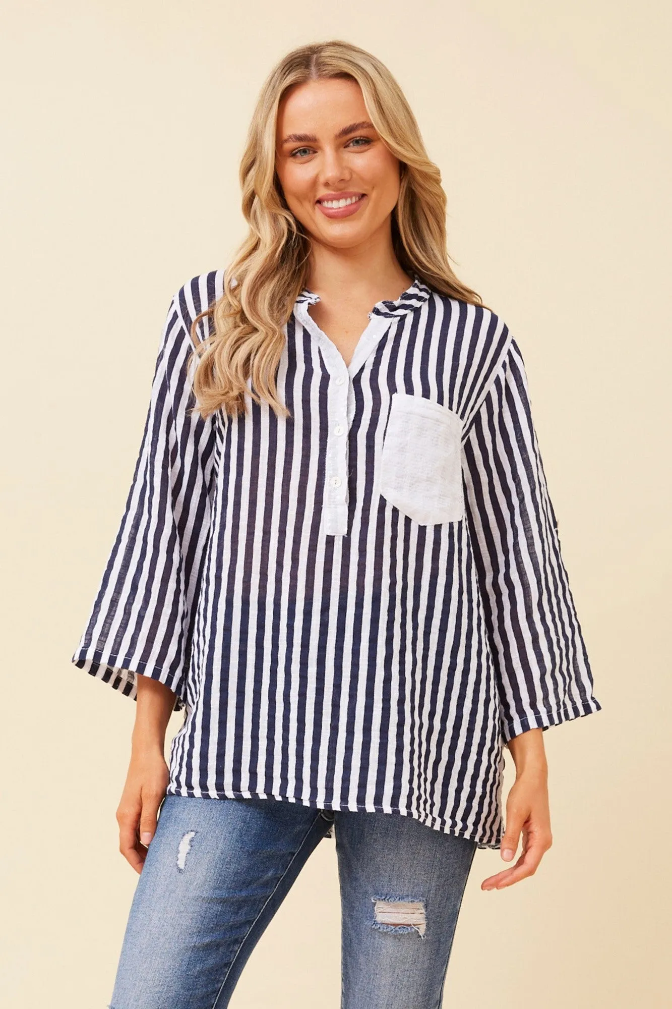 ROSETTA STRIPE TOP