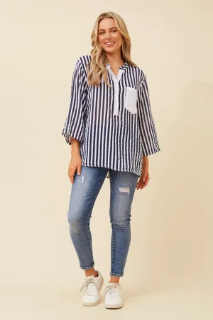 ROSETTA STRIPE TOP
