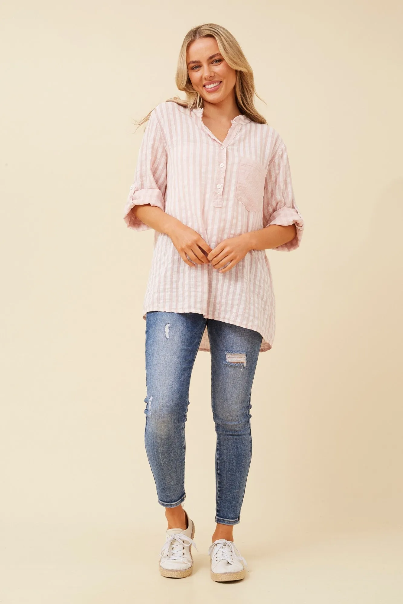 ROSETTA STRIPE TOP