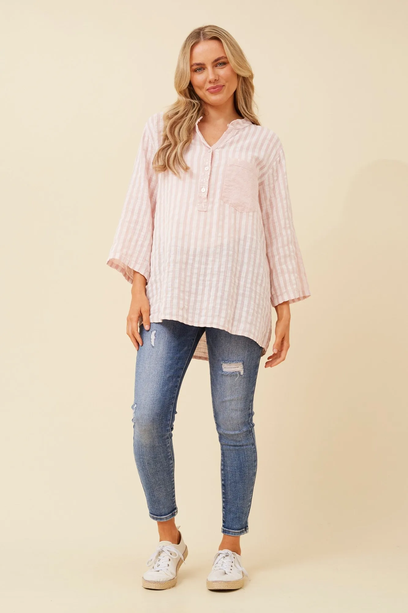 ROSETTA STRIPE TOP