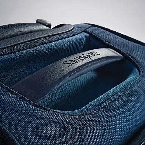 Samsonite Flexis Expandable Softside Checked Luggage With Spinner Wheels, 25 Inch, Carbon Blue