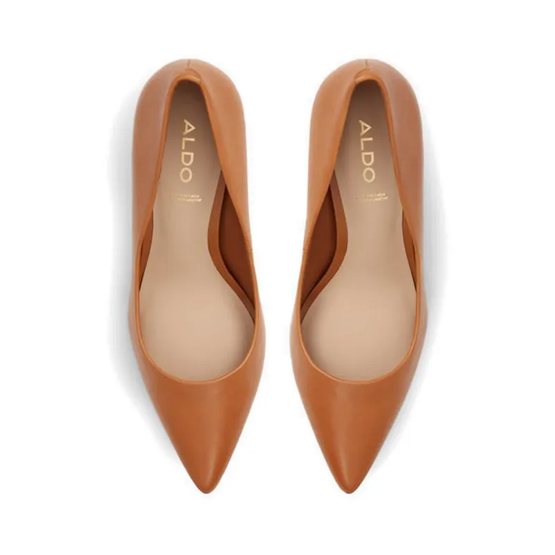 Sereniti Women's Pump Stiletto Heel - Medium Brown