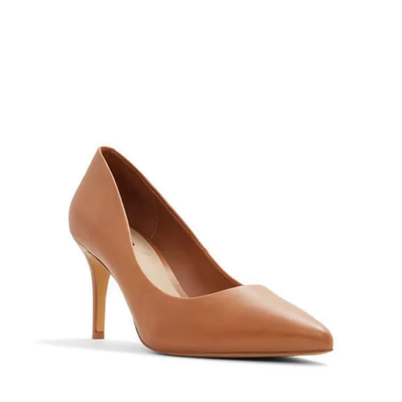 Sereniti Women's Pump Stiletto Heel - Medium Brown