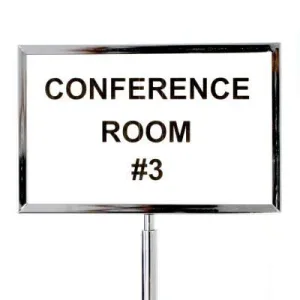Small Metal Sign Holder 5-1/2" x 7"