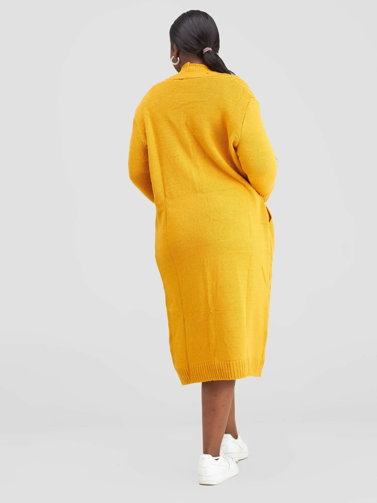 Stylish Sisters Sweater Kimono - Yellow