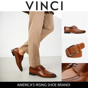 The Gardi Tan Leather Derby Men Shoe