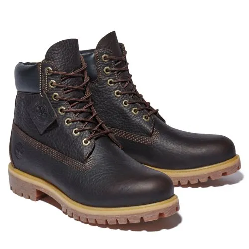 Timberland PREMIUM 6 IN WATERPROOF BOOT Men’s - DK BROWN FULL GRAIN