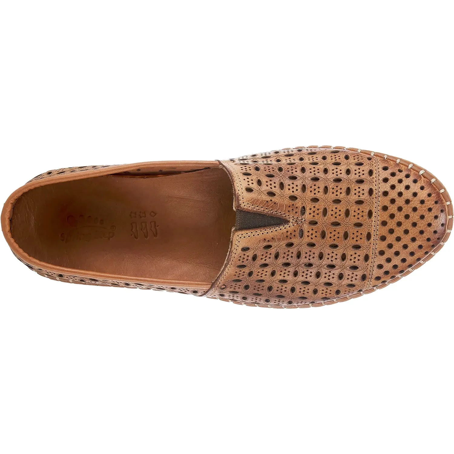 Women's Spring Step Oralis Brown Leather
